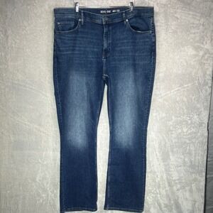 Devil-Dog Dungarees Jeans Men 40x32 Fits 42x33 Relaxed Bootcut Stretch Dark Wash